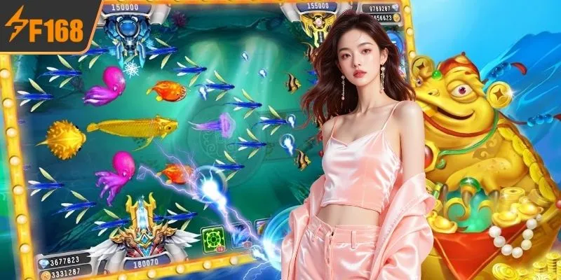 ภาพรวมของห้องยิงปลา F168 สุดคลาสสิก